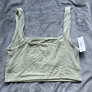 Wilfred Light Green Crop Top
